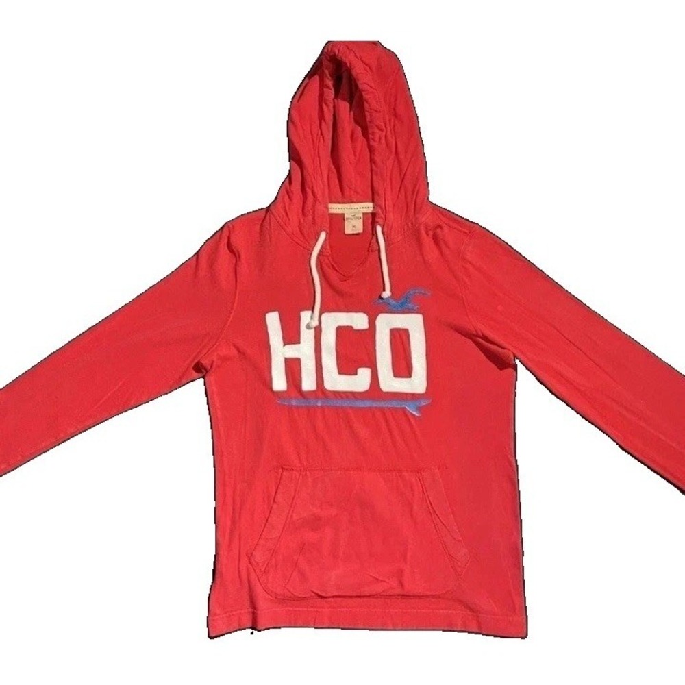 Hollister‎ HCO Hoodie Pullover Red Men's Medium